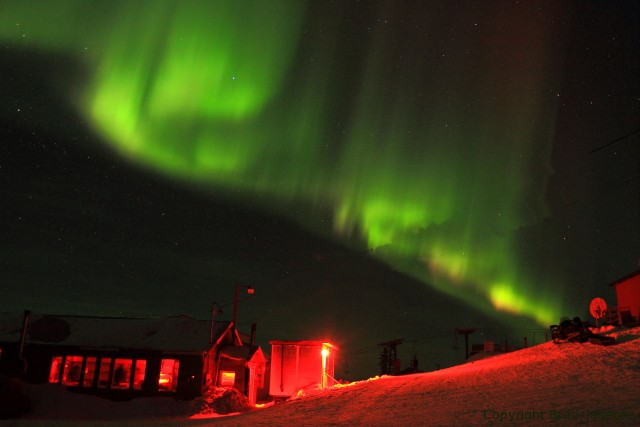 march 2012, solar flare, northern lights, brad josephs, fairbanks, alaska