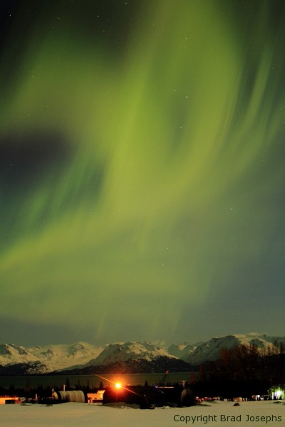 solar flare, northern lights, aurora borealis images, alaska, Brad Josephs, natural habitat adventures